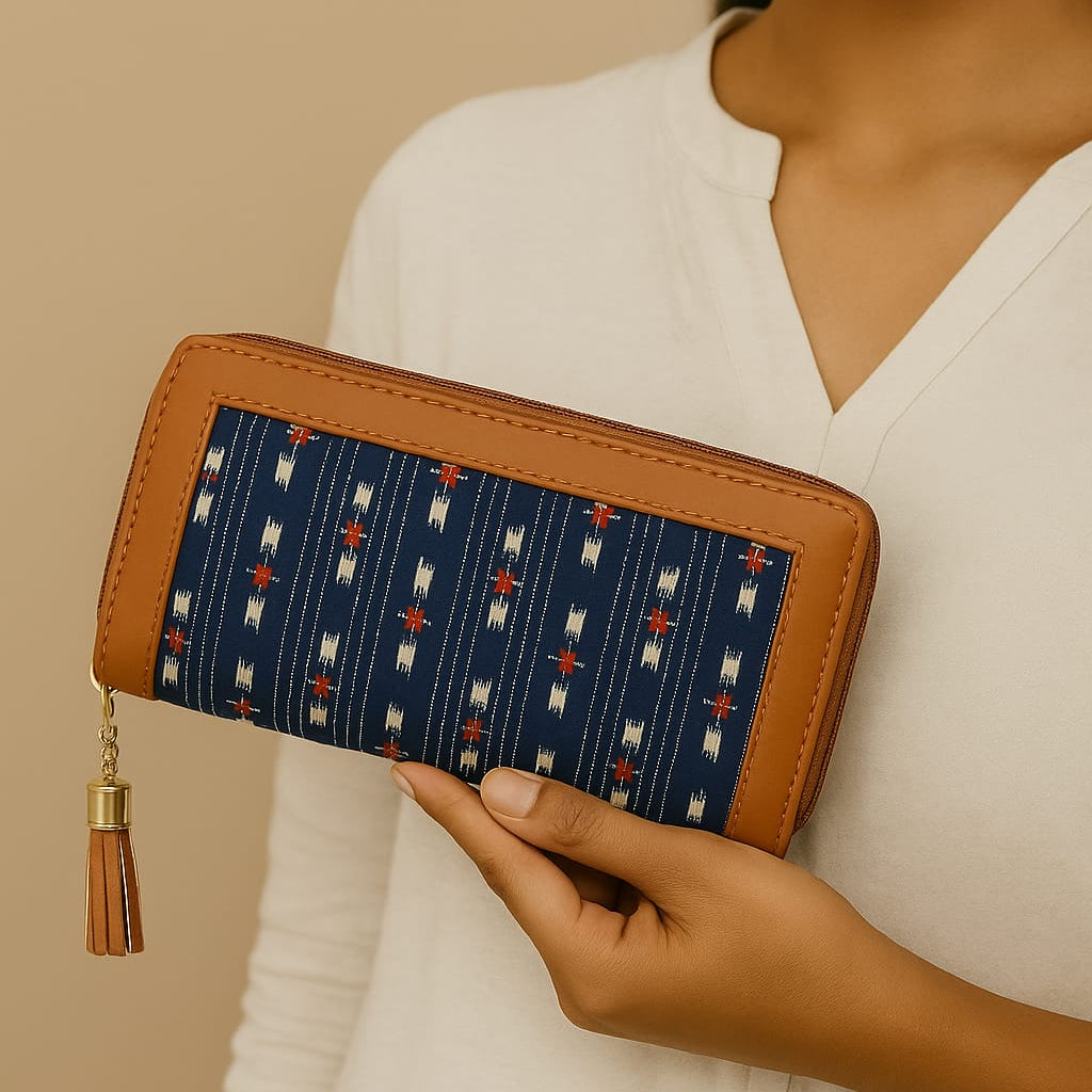 Adiva Navy Blue Wallet