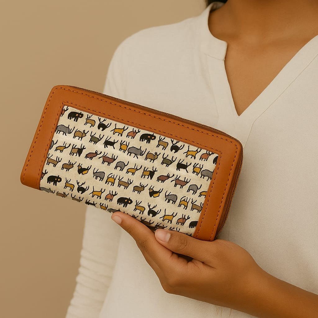 Adiva Animal Print Wallet